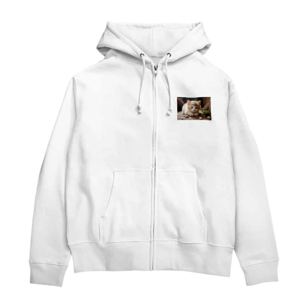 syuko5の癒しの猫ちゃん Zip Hoodie