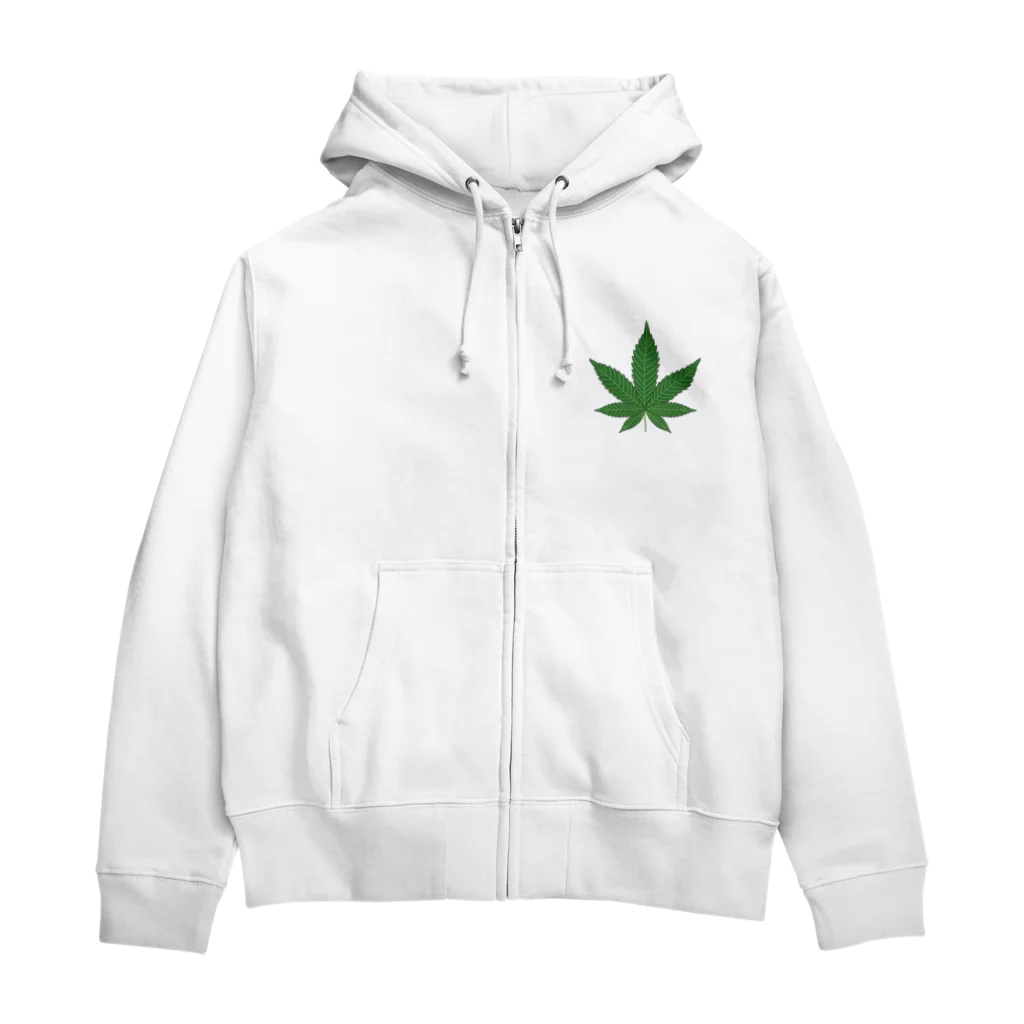 iroiro_ojisan11の大麻 Zip Hoodie