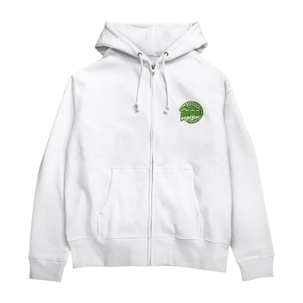 STOP POACHNGのSTOP POACHNG(green) Zip Hoodie