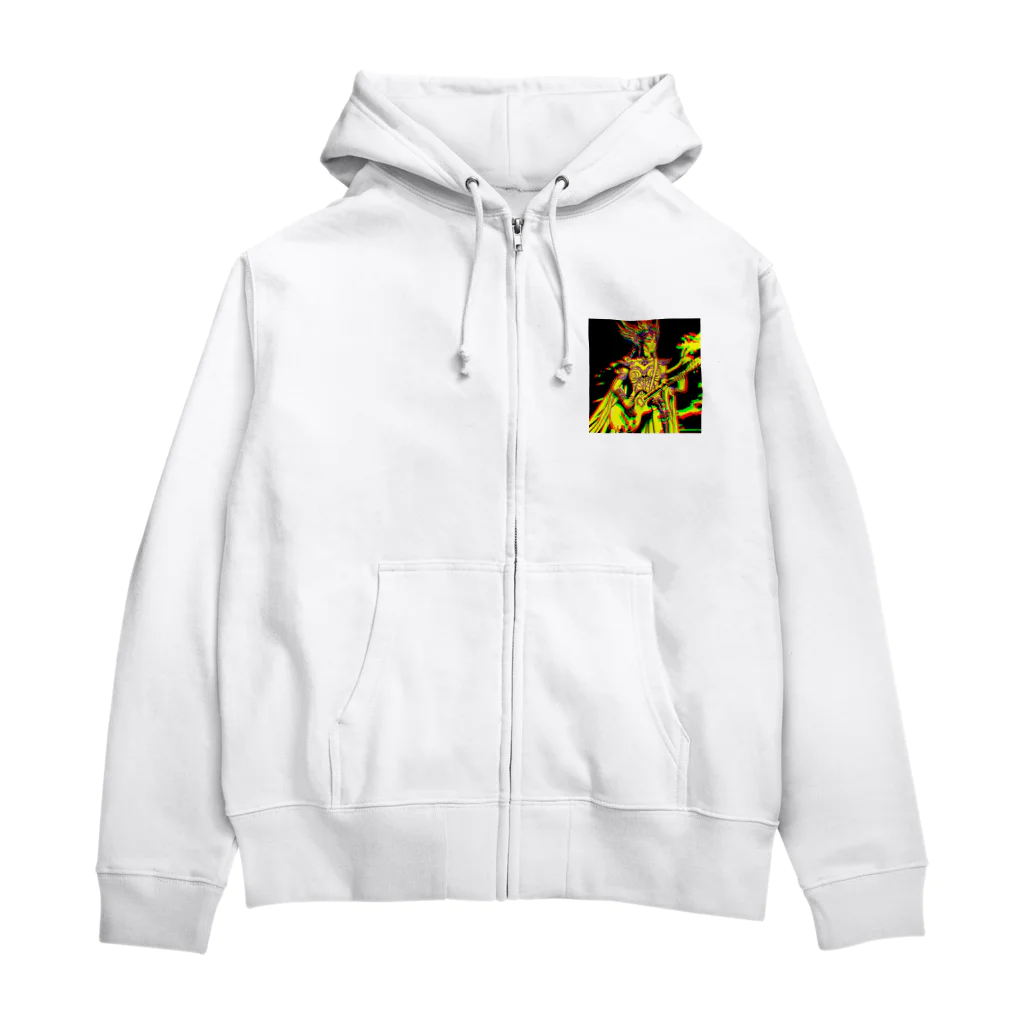 moon_takuanの神功皇后とロック「Empress Jingu and Rock」 Zip Hoodie