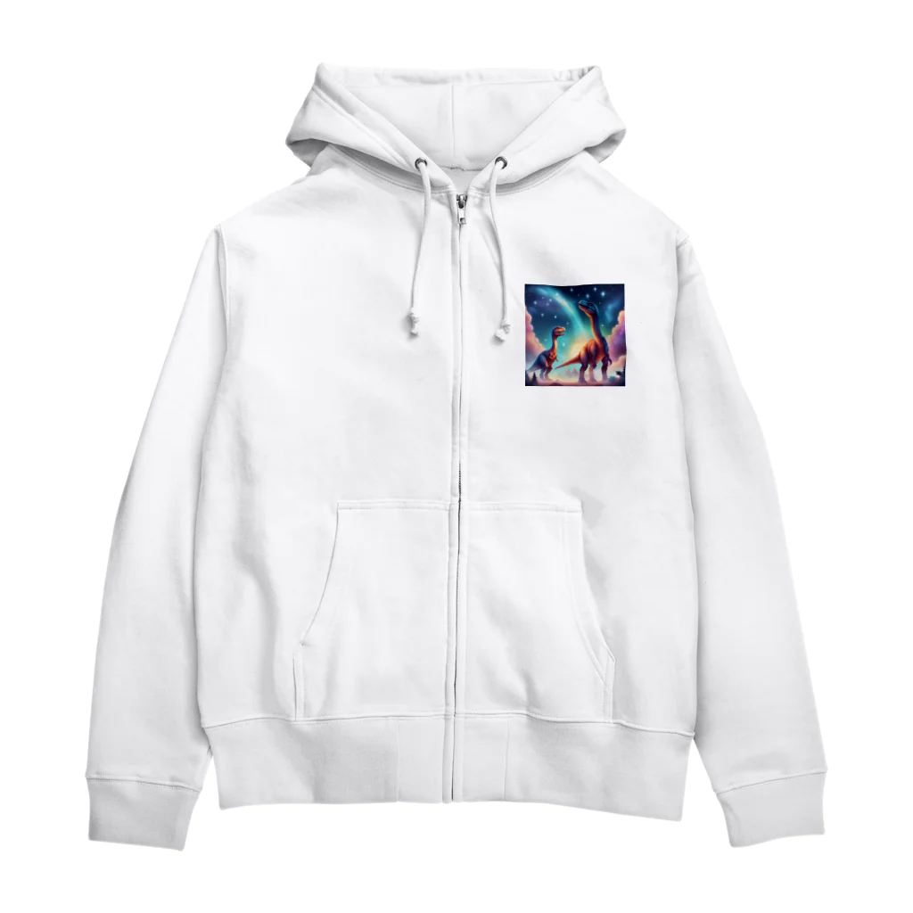 Manoaの恐竜の星 Zip Hoodie