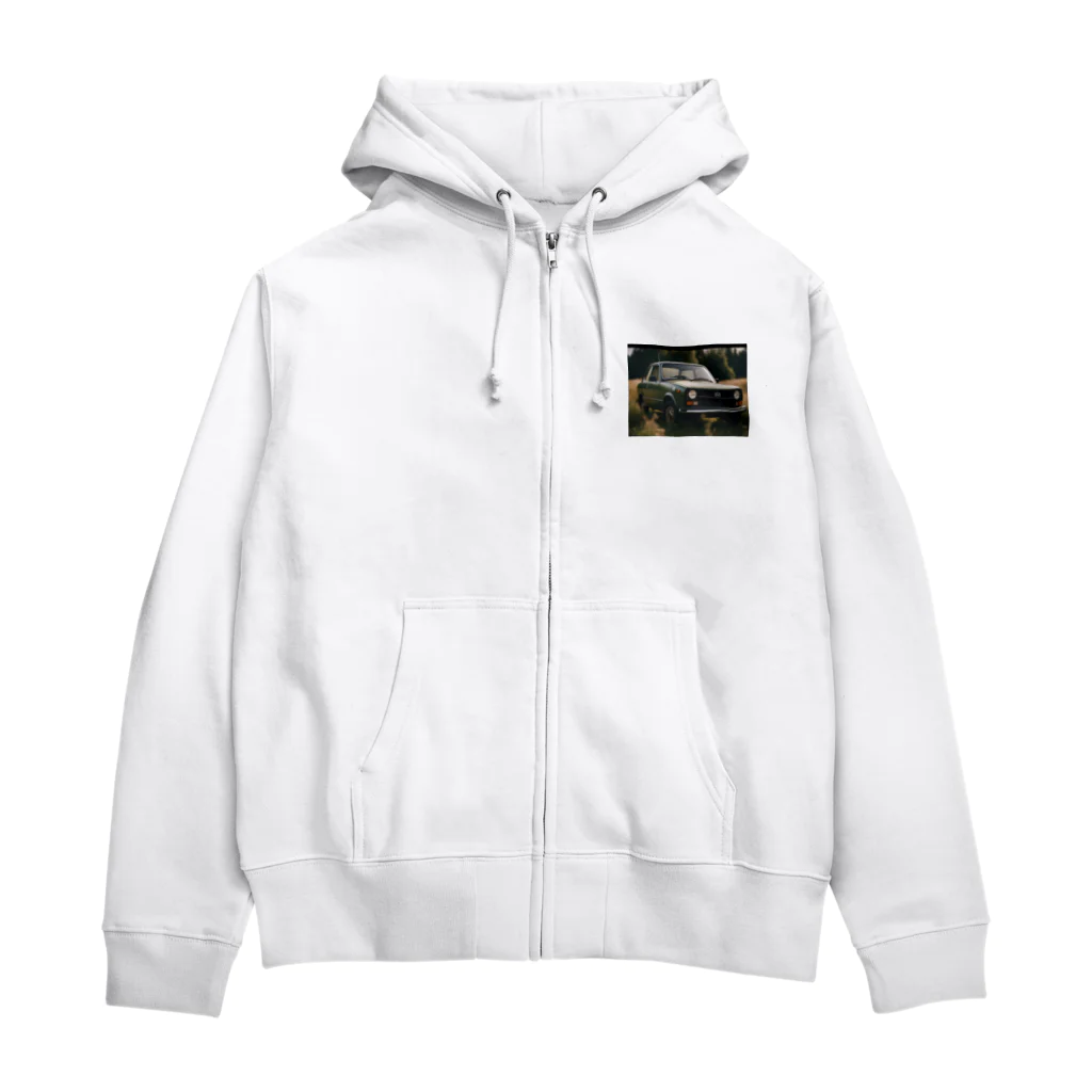 廃車輪業の小型車 Zip Hoodie