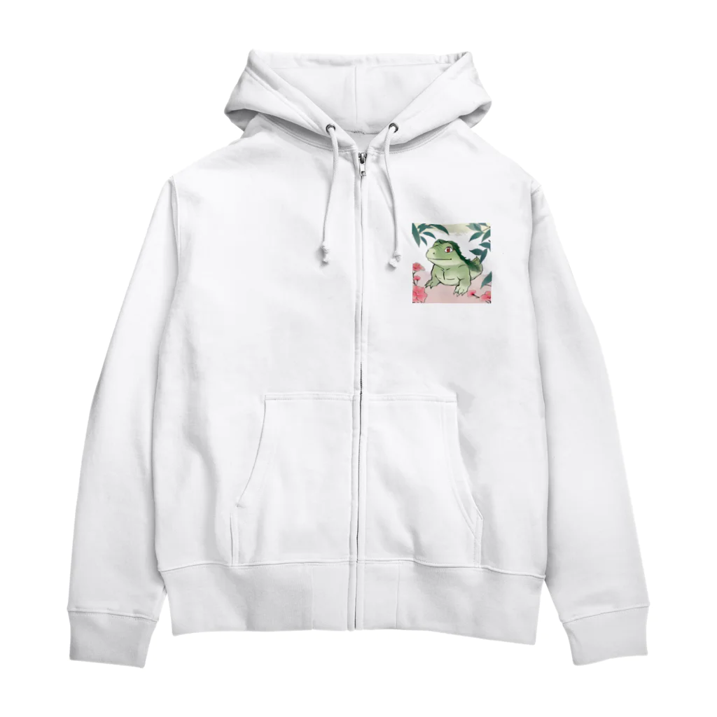 bigbamboofamilyの河童！？ Zip Hoodie