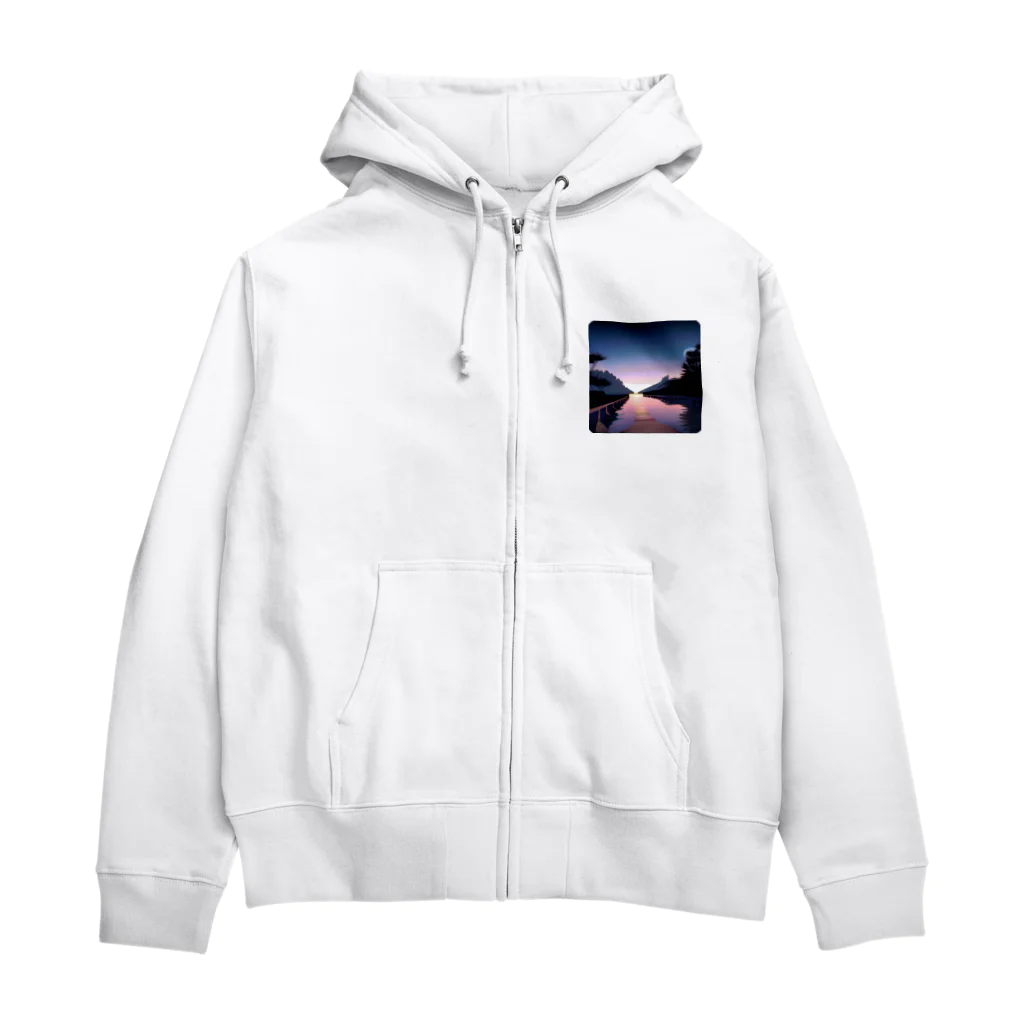 K-G07のロゴグッズ Zip Hoodie