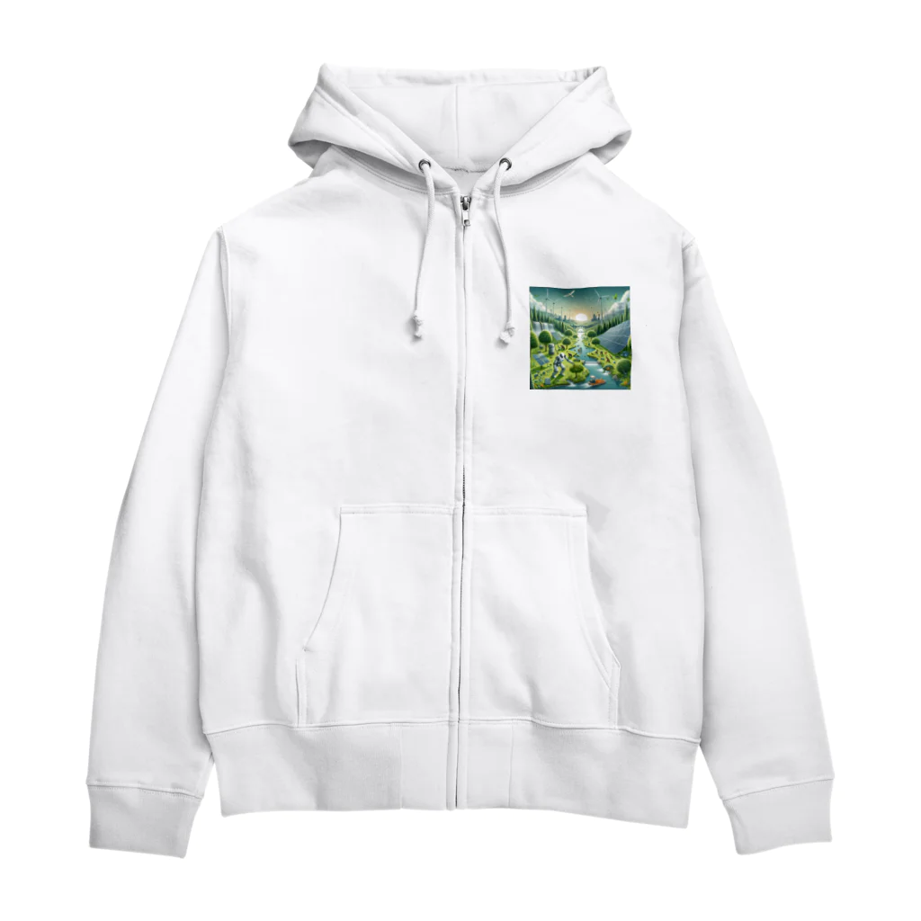 TYoshinoのテラフォーミング Zip Hoodie