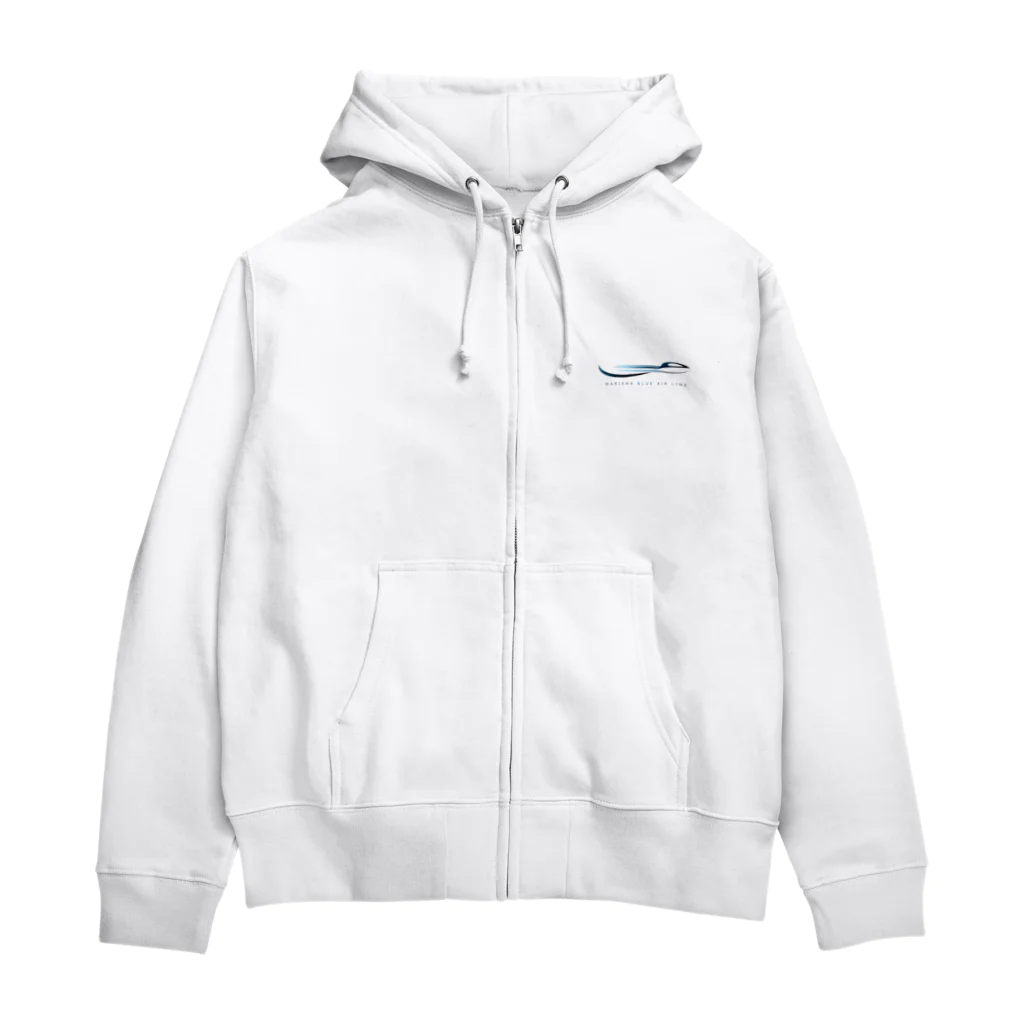 lasmarianas_officialのMariana Blue Airline Zip Hoodie