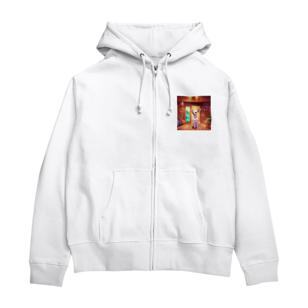 sauna_animalのsauna animal ⑩ Zip Hoodie