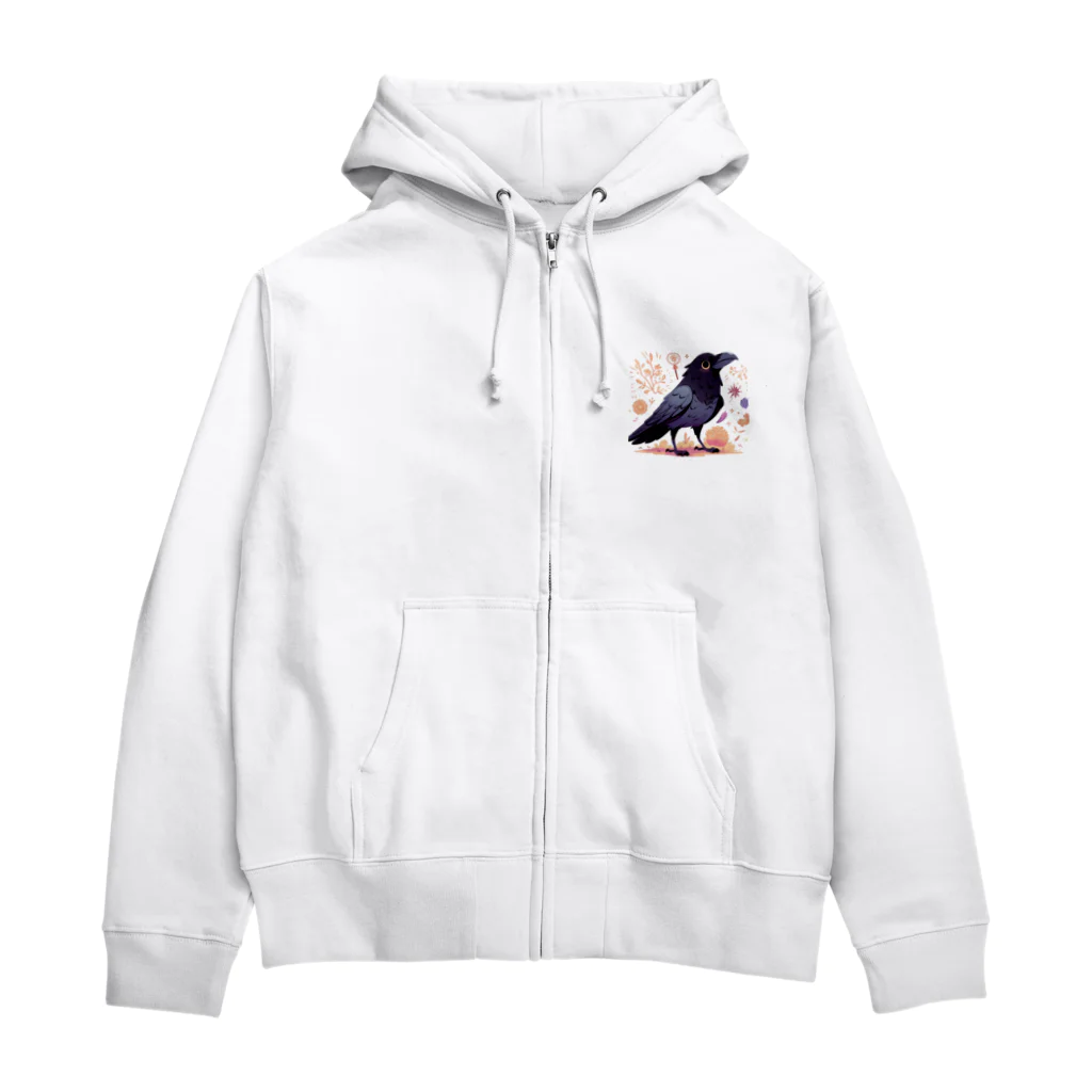 yos-1292583のクロウ　したくない Zip Hoodie