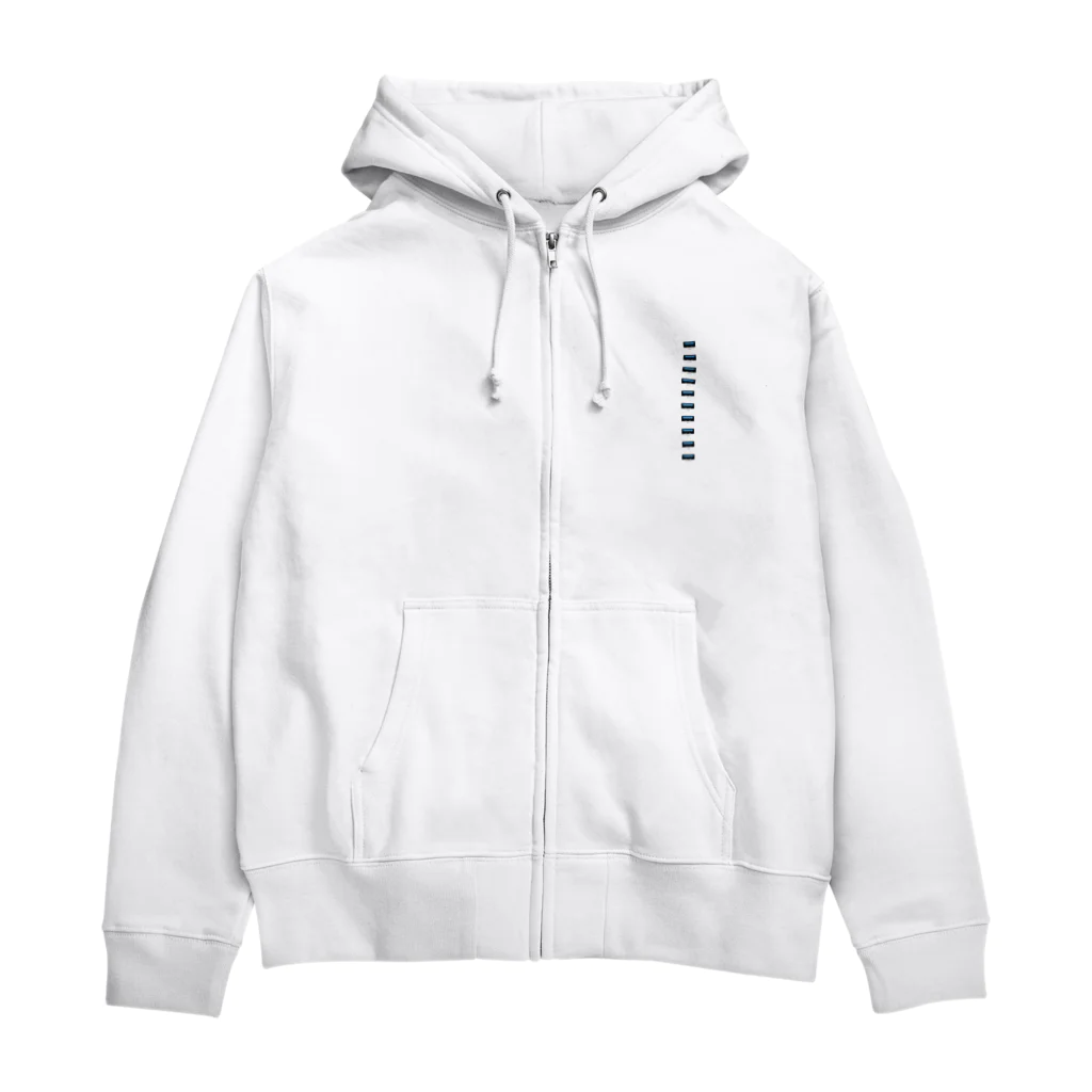 kimchinのずらりと並んだUSBポート Zip Hoodie