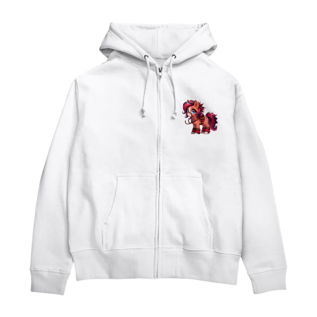 yos-1292583のサラサラブレ Zip Hoodie