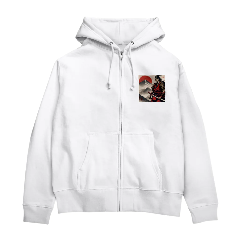 ちゃむちゃむのサムライハート Zip Hoodie