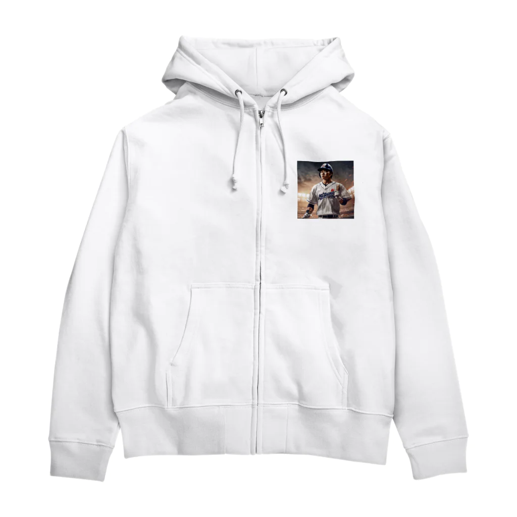 てぃっちゃんの野球 Zip Hoodie