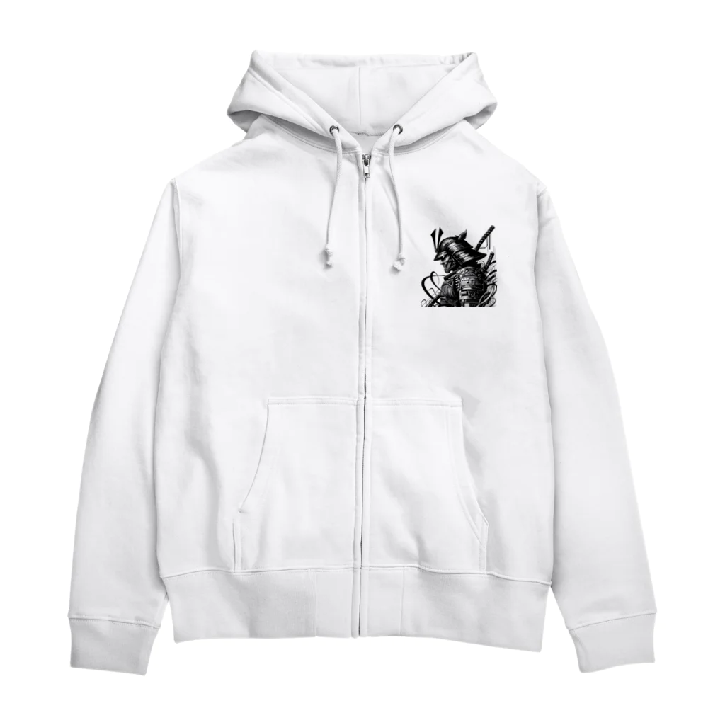 TUDOIの推志武士　捌 Zip Hoodie