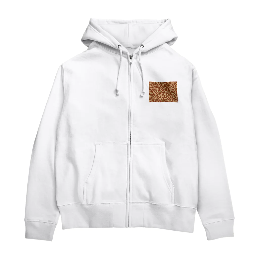 シマのキリン柄に期待をこめて Zip Hoodie