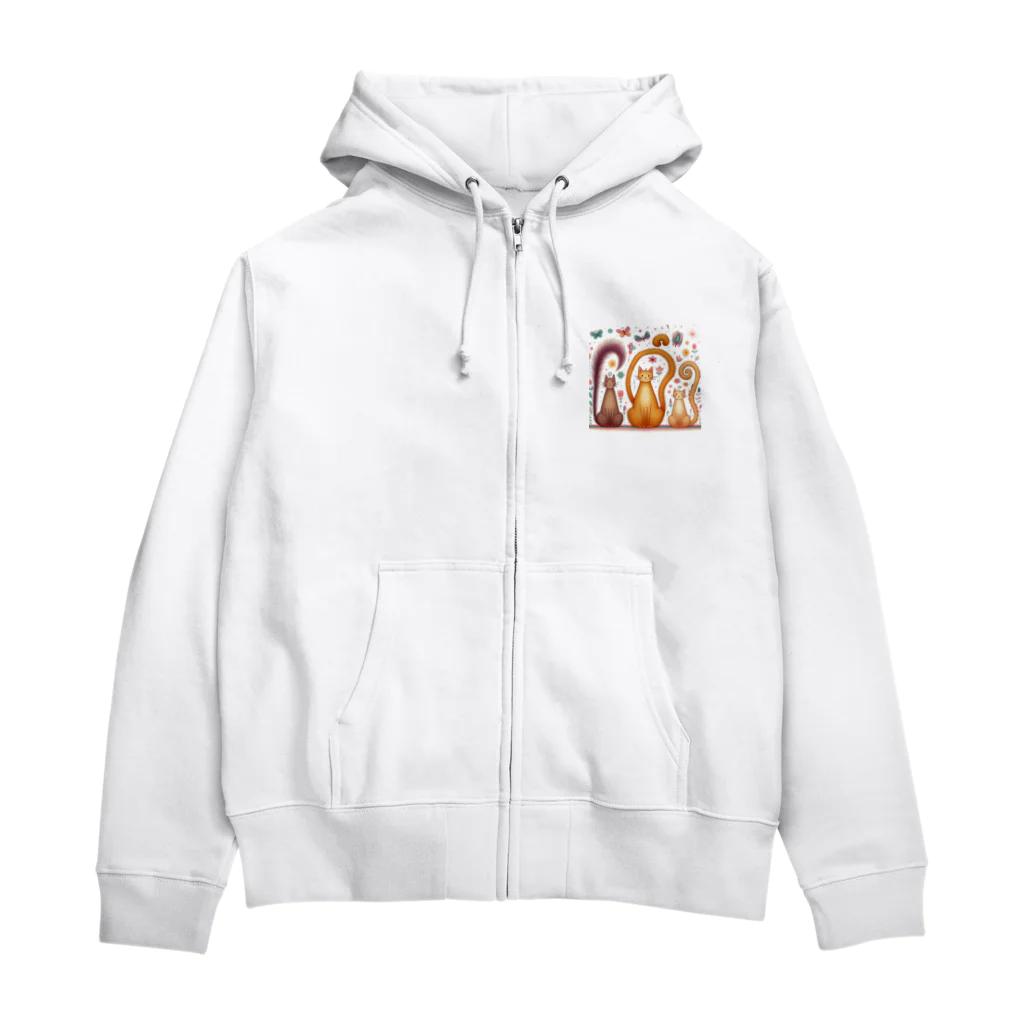 Akiraの猫 Zip Hoodie