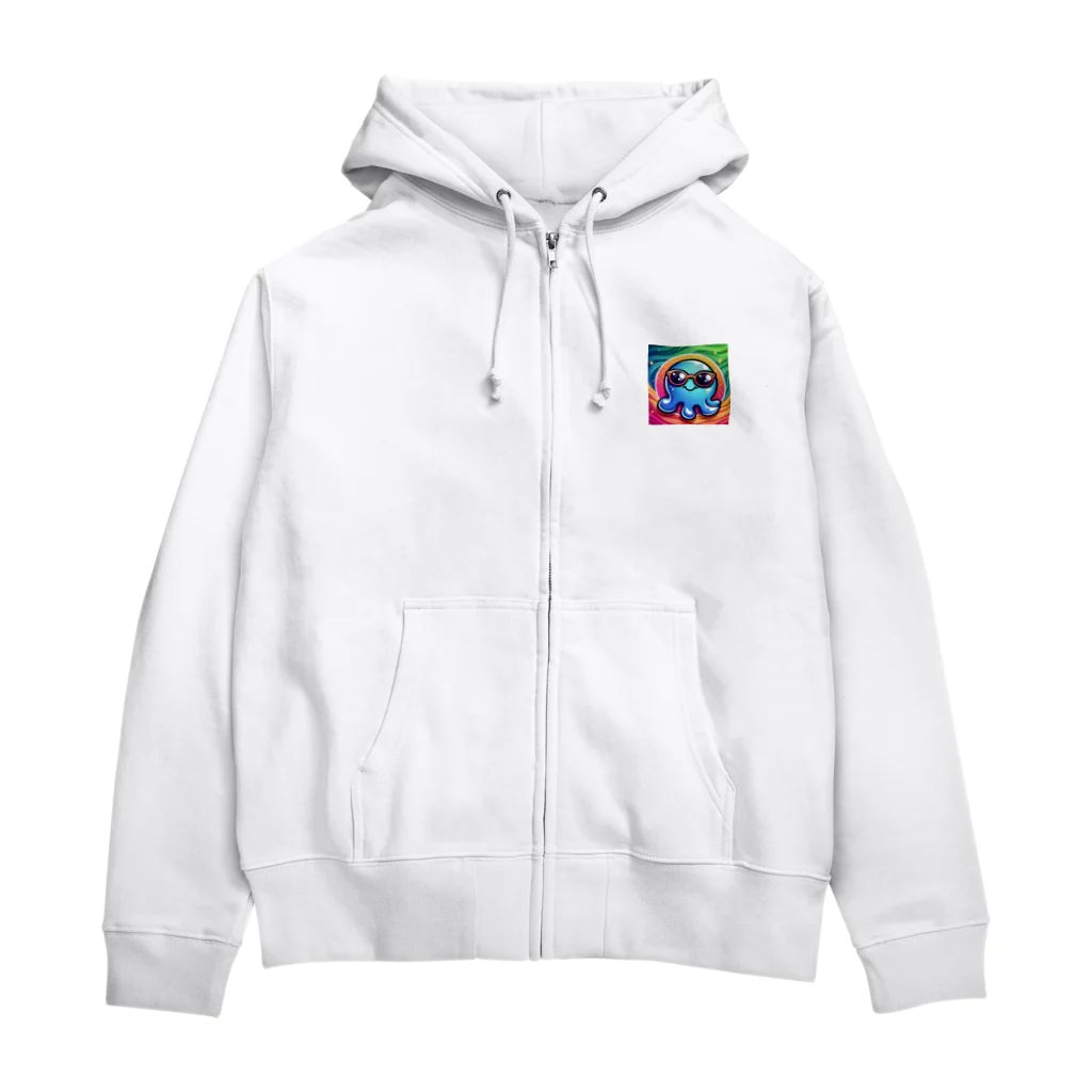 ビギニングストアのスライム Zip Hoodie