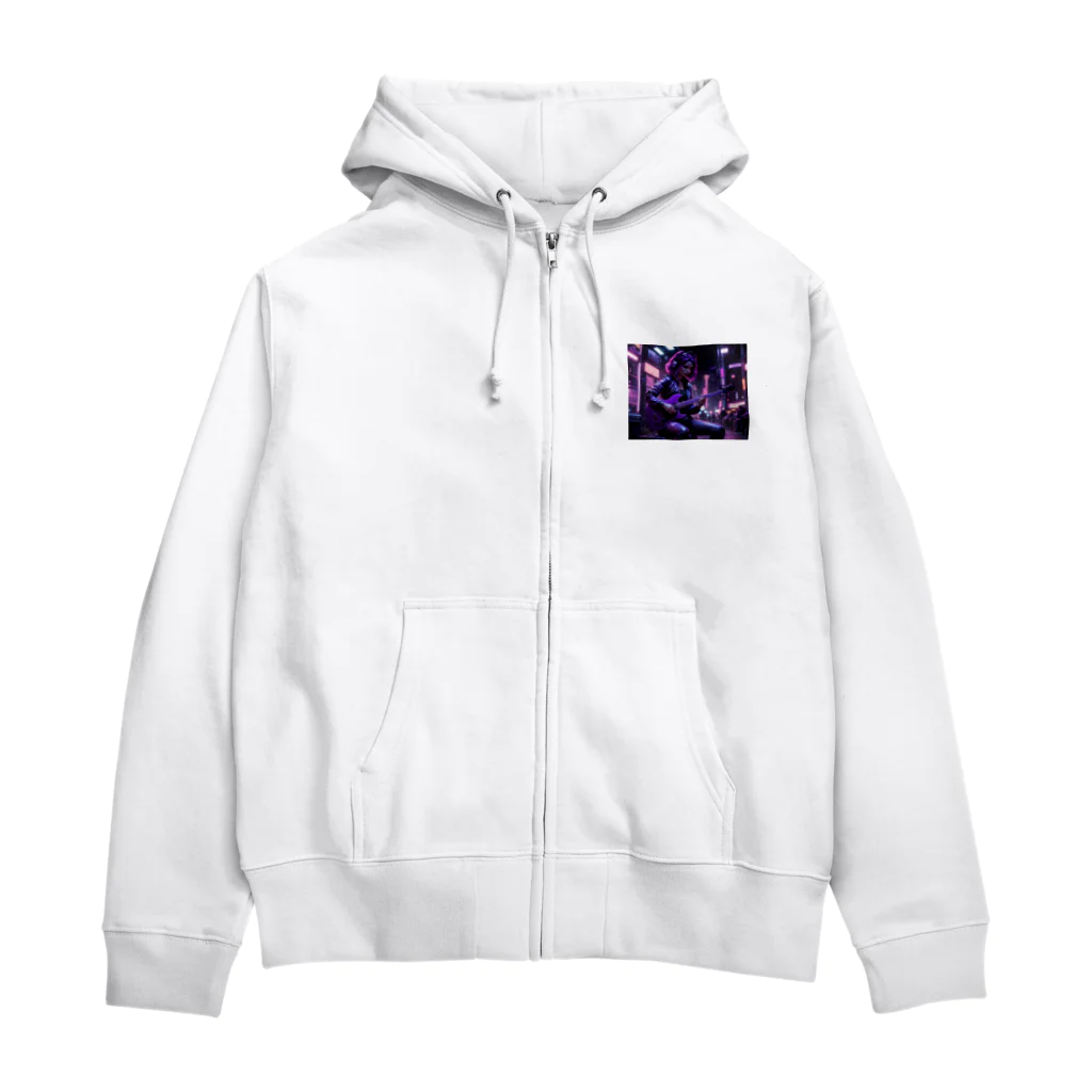 エンムスビのバンドガール Zip Hoodie