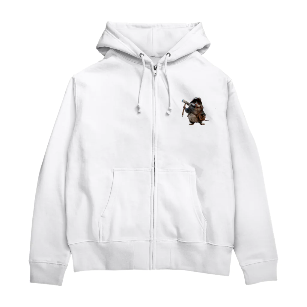 AQUAMETAVERSEのもぐらくん探検隊（班長） BeeBee 1786 Zip Hoodie