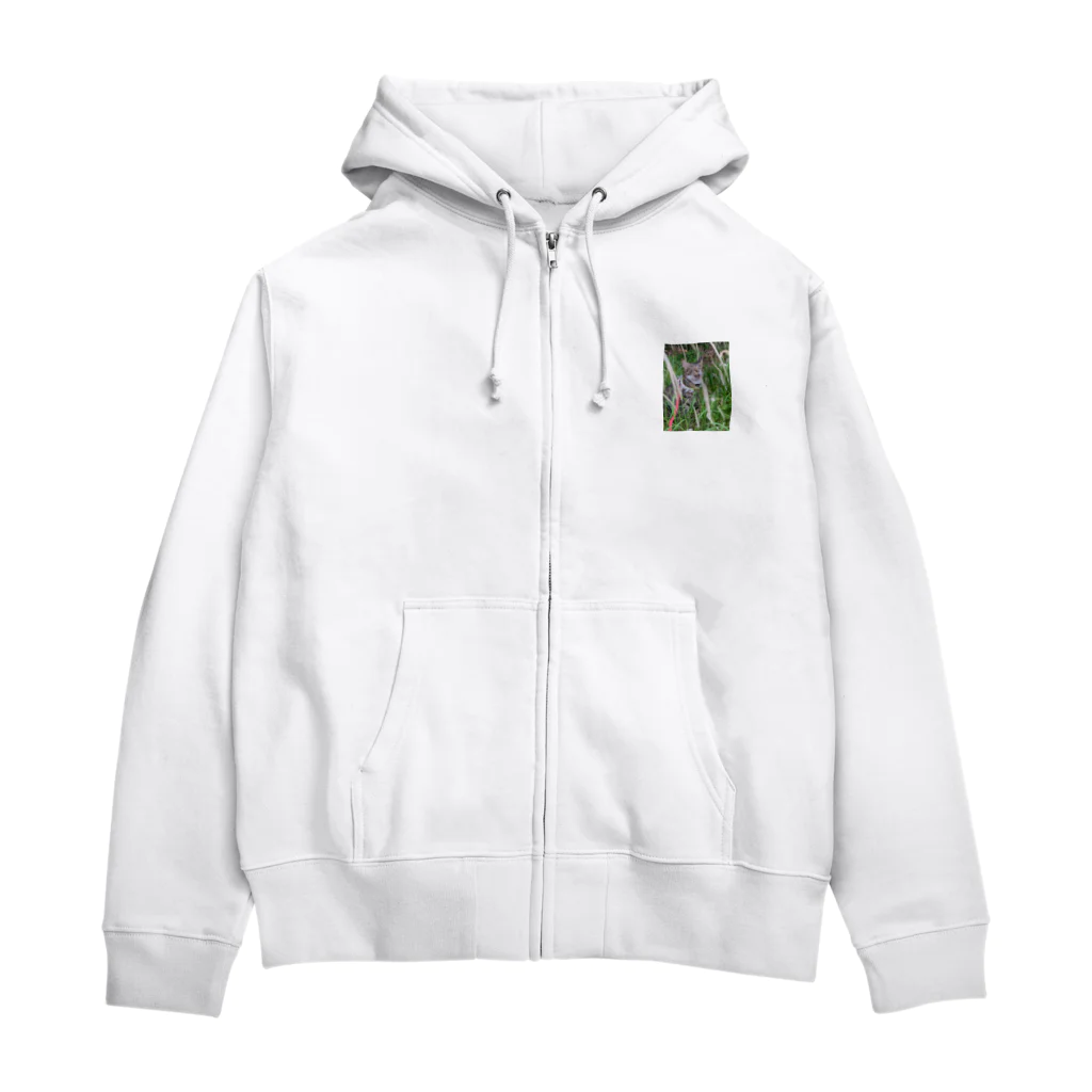 sisyの家ねこ鼻コチョコチョで変顔 Zip Hoodie