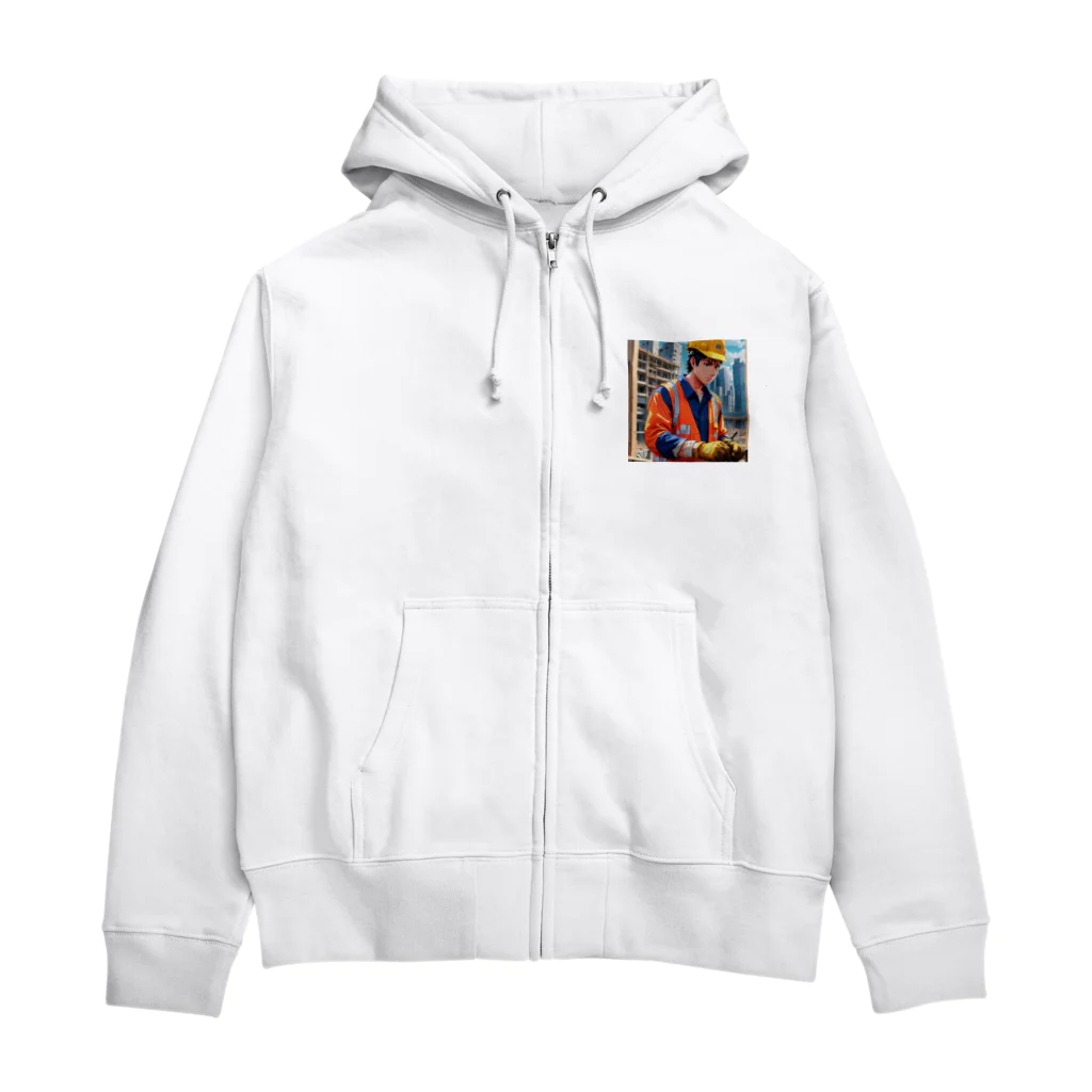 TakeKAKEのゼネコンくん Zip Hoodie