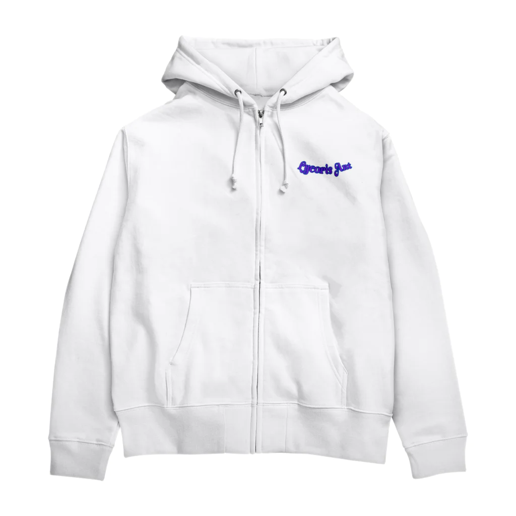 Lycoris Ant～リコリスアント～のLycorisAnt（リコリスアント）ロゴ（青） Zip Hoodie