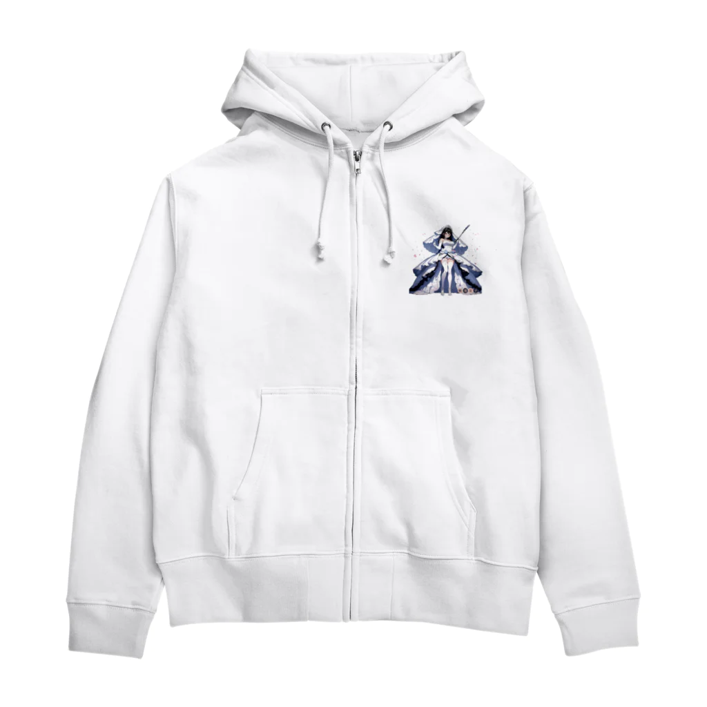 rebon/リボンの戦場女子 Zip Hoodie