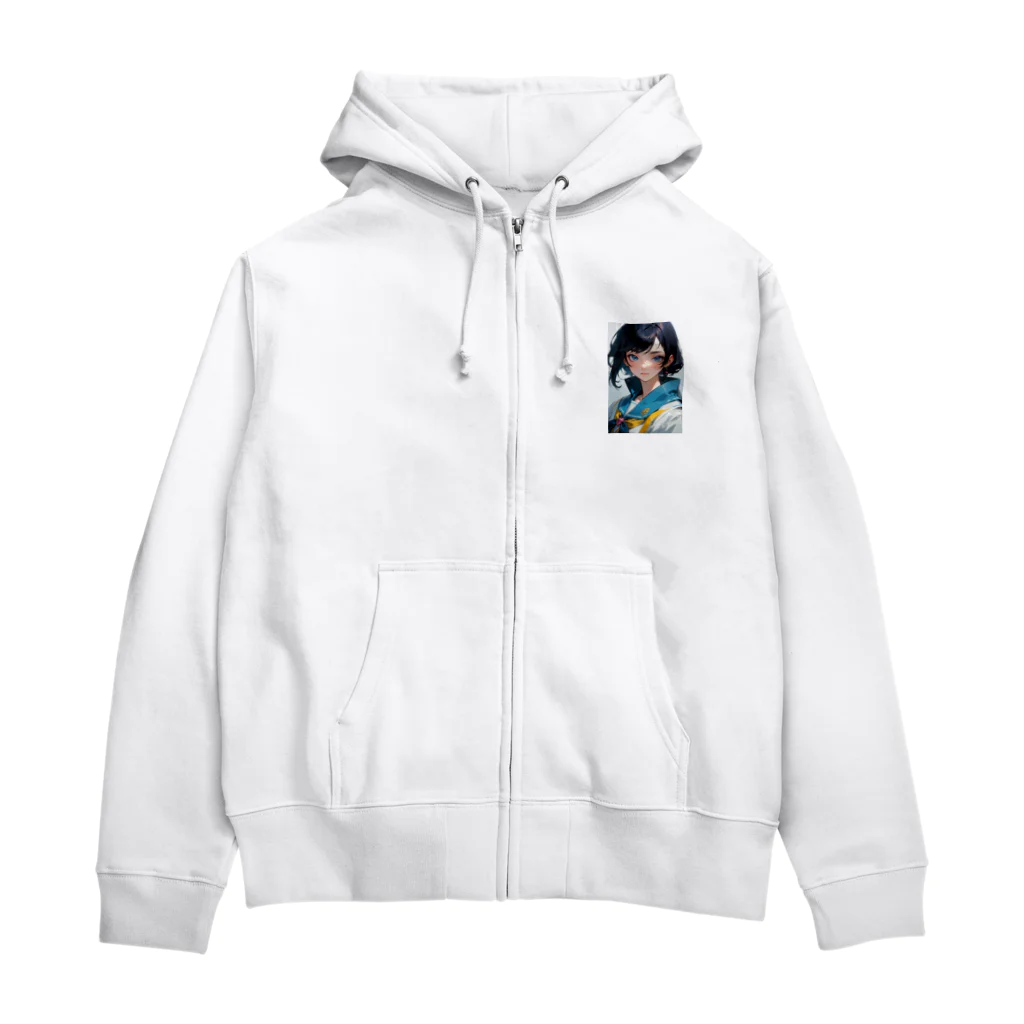 限界オタクの新境地の西条渚 Zip Hoodie