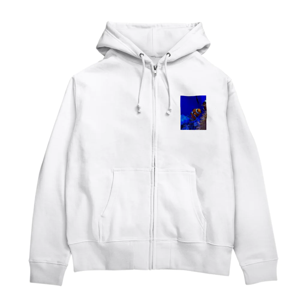 Ebiten3の可愛いクマノミ Zip Hoodie