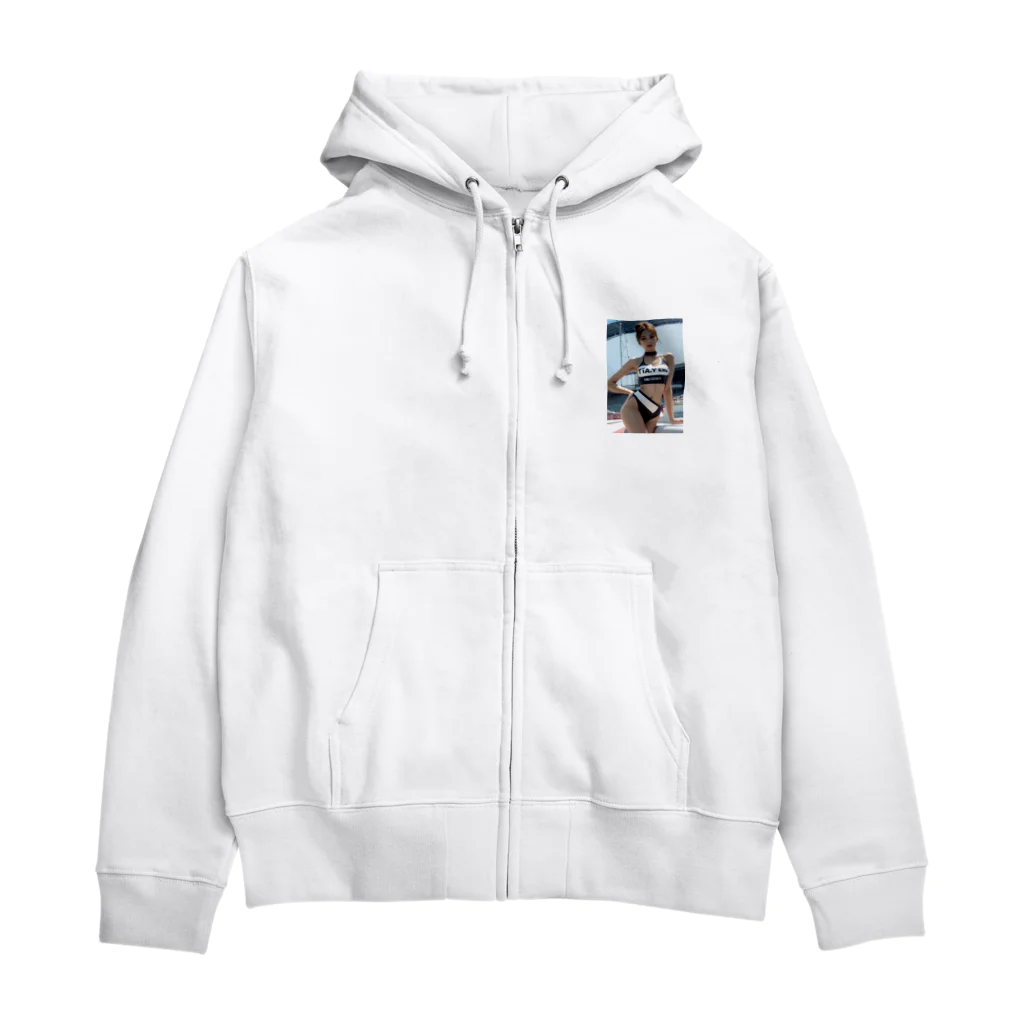 bijinngasyokuninのイベントコンパニオン Zip Hoodie