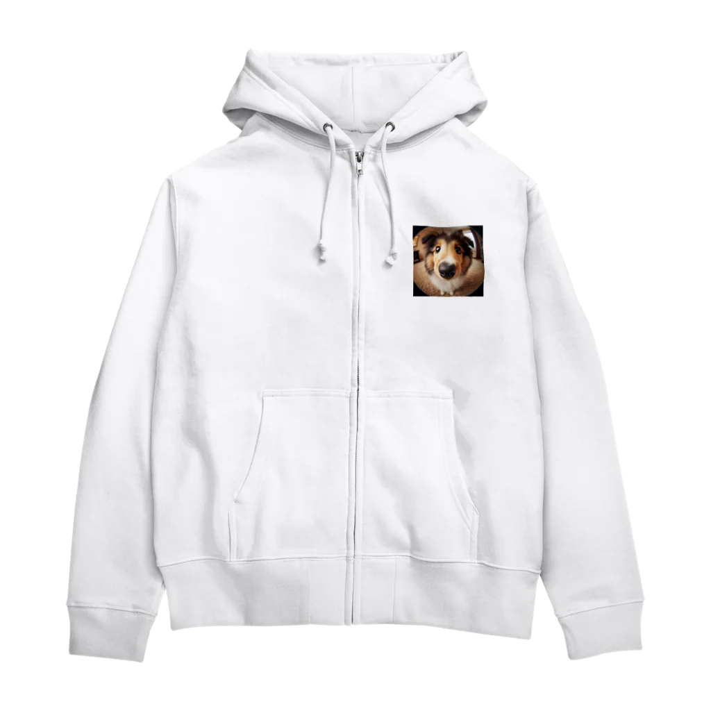 mermaidのcollie Zip Hoodie