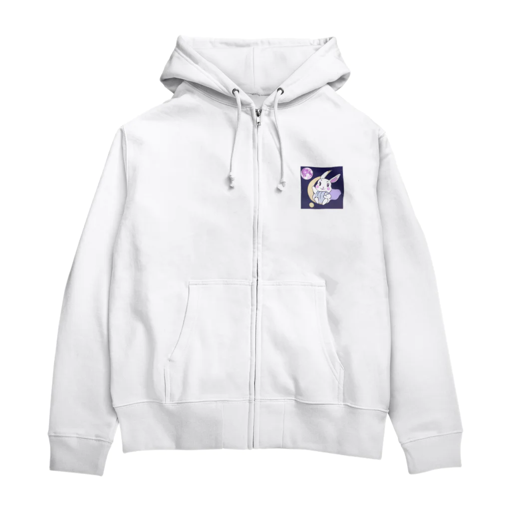 うさぴょんのうさぴょん Zip Hoodie