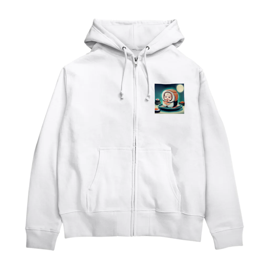 kumak0のお寿司の赤ちゃん Zip Hoodie