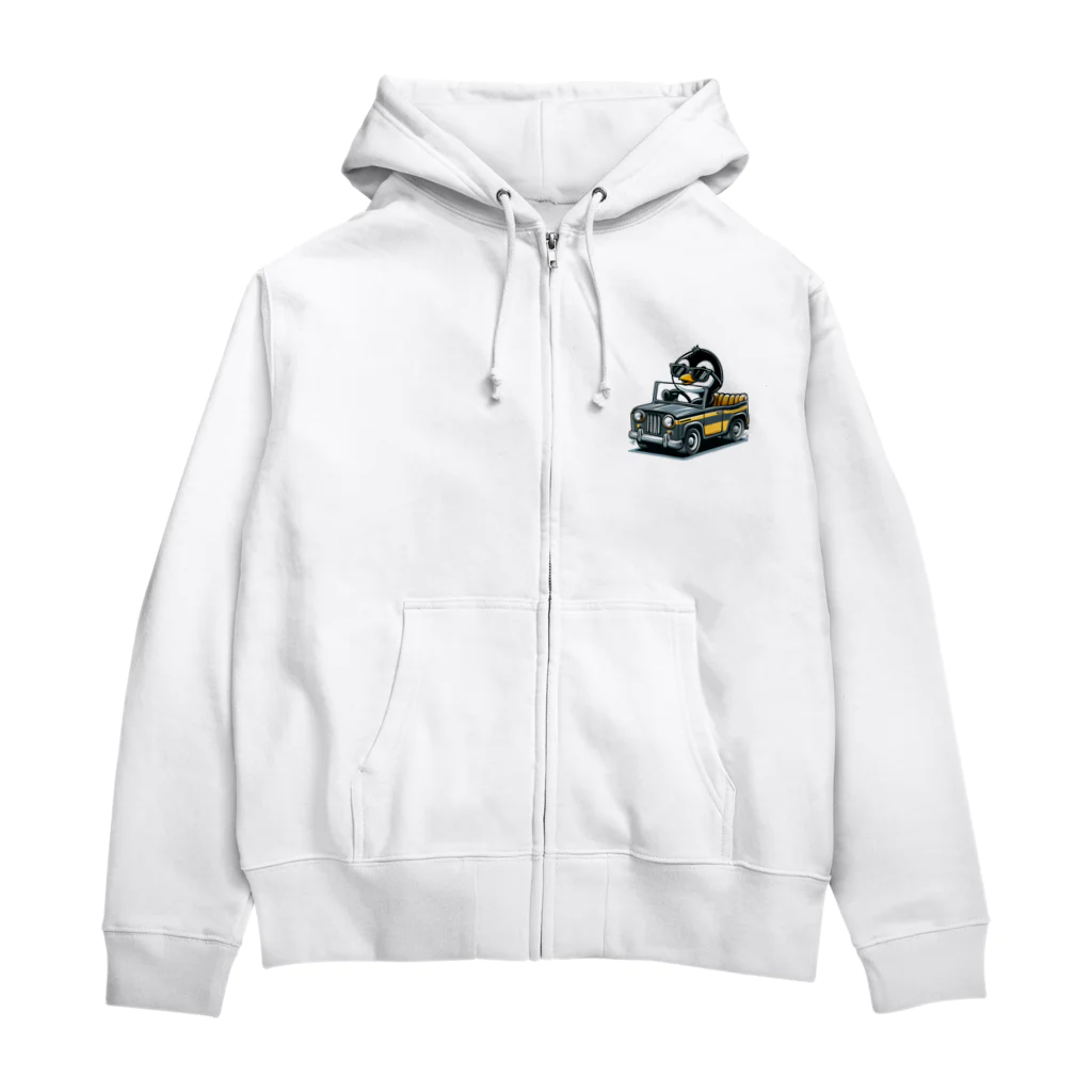 namidamakiのトラックペンギン Zip Hoodie