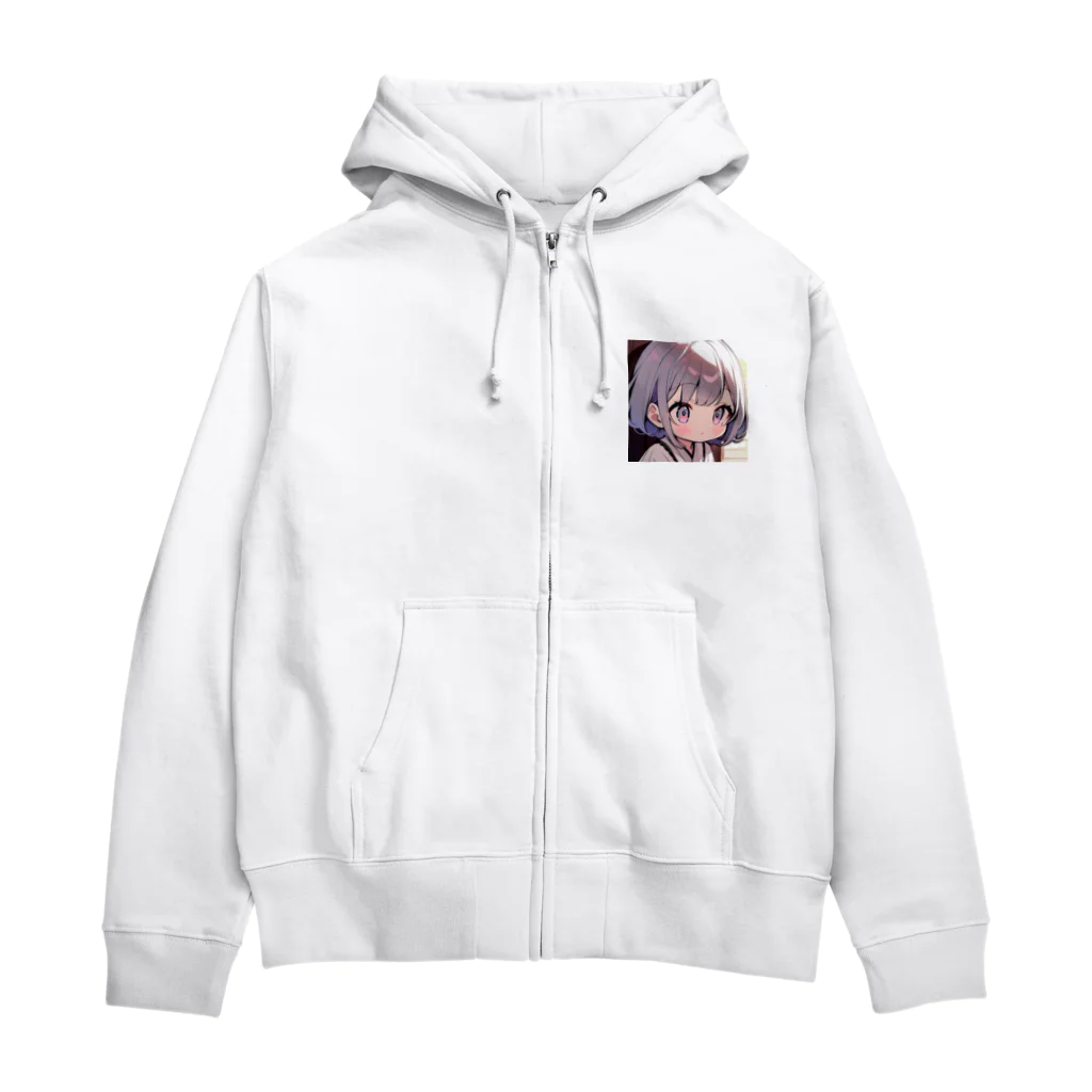 すりすりショップの可愛い幼女 Zip Hoodie