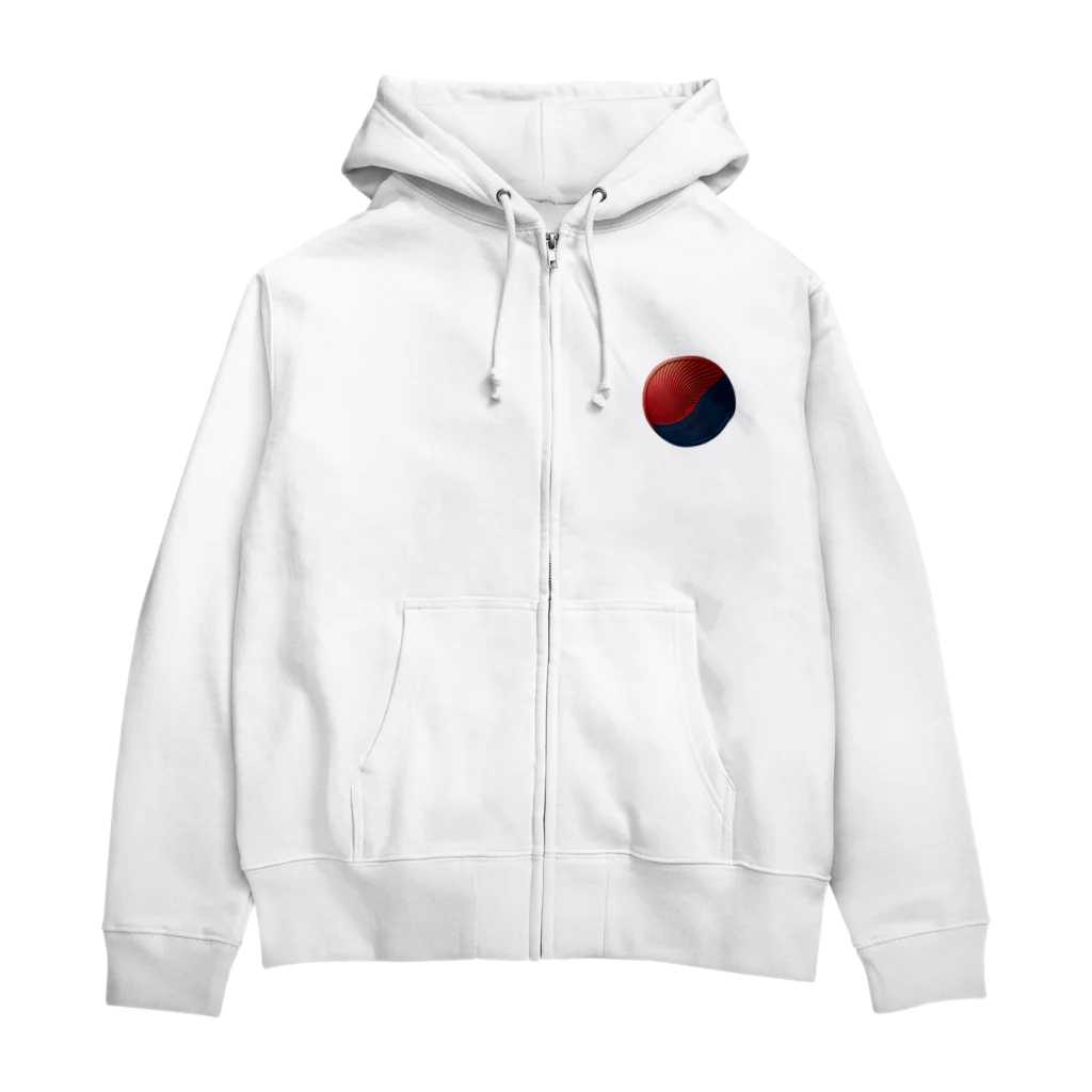 shoxxの赤青転生オーラ集中 Zip Hoodie