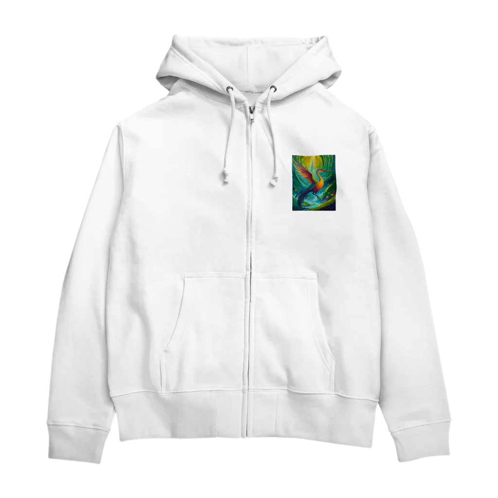 フリーダムの異世界のトリ Zip Hoodie