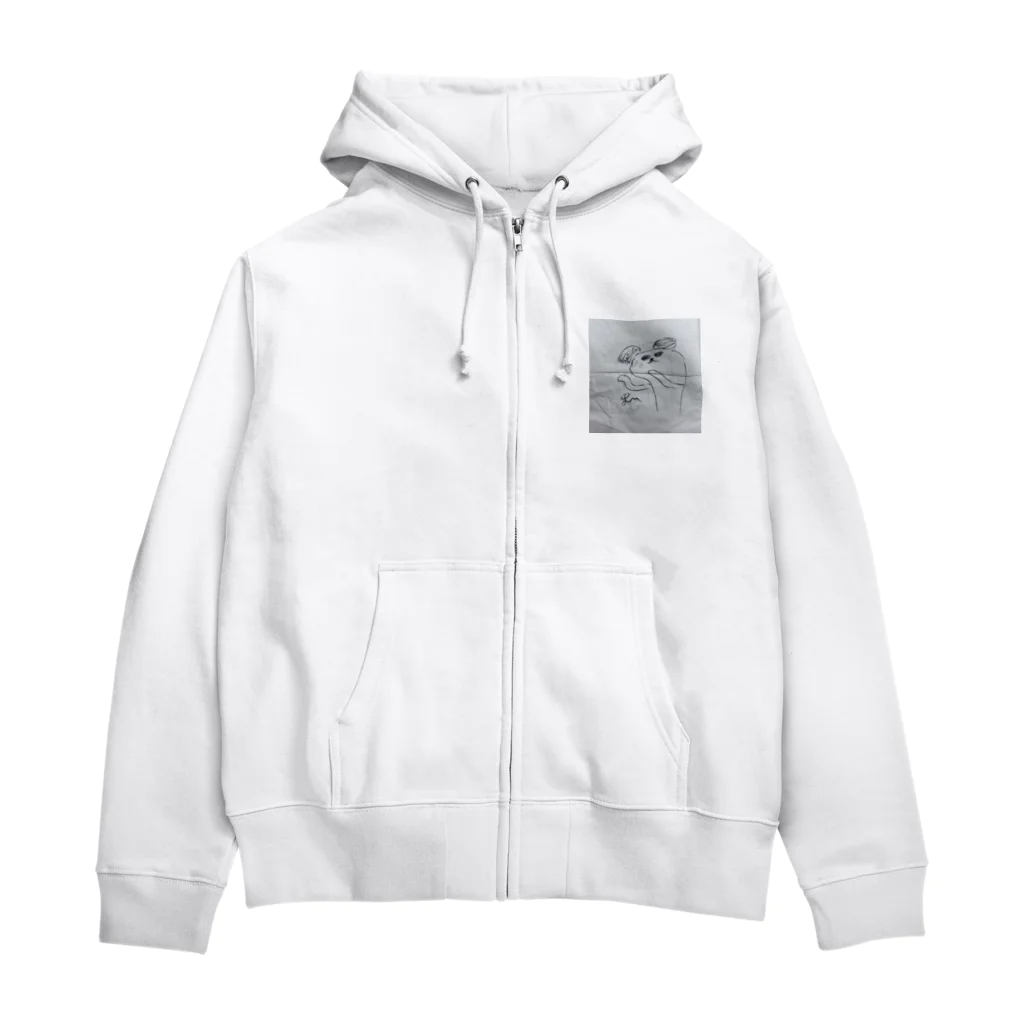 OKA’s工房ののんびりパンダ　パンダちゃん Zip Hoodie