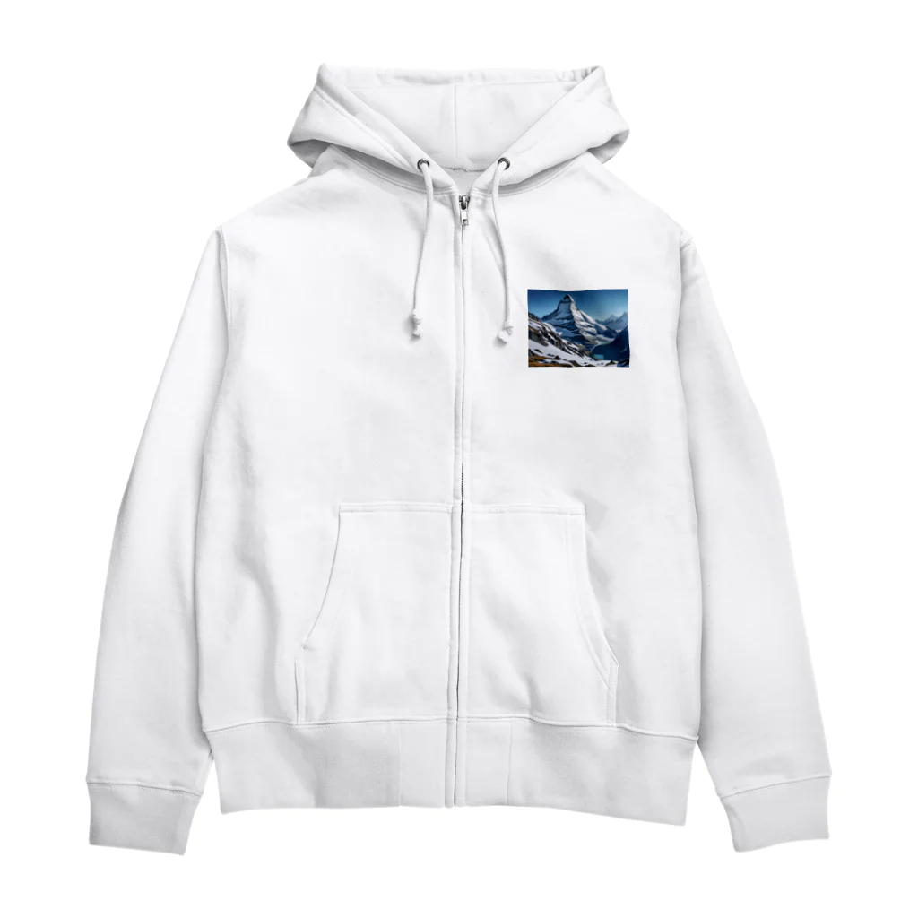 ジャパネットケフィアのアルプスの守り手 マッターホルン Zip Hoodie