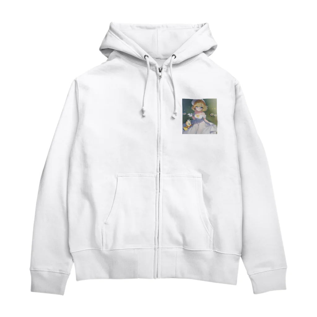 オリジナルグッズショップ KIJITORAのデイジーダック Zip Hoodie