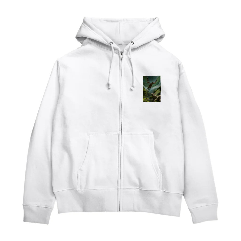 OTIRUBUTUBUTUのメガネウラ Zip Hoodie