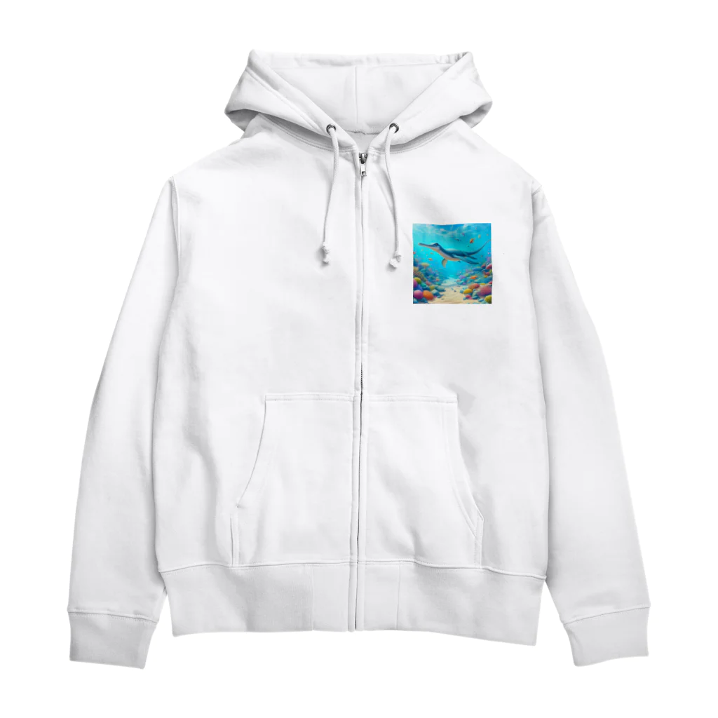 OTIRUBUTUBUTUのアクアぎょ Zip Hoodie