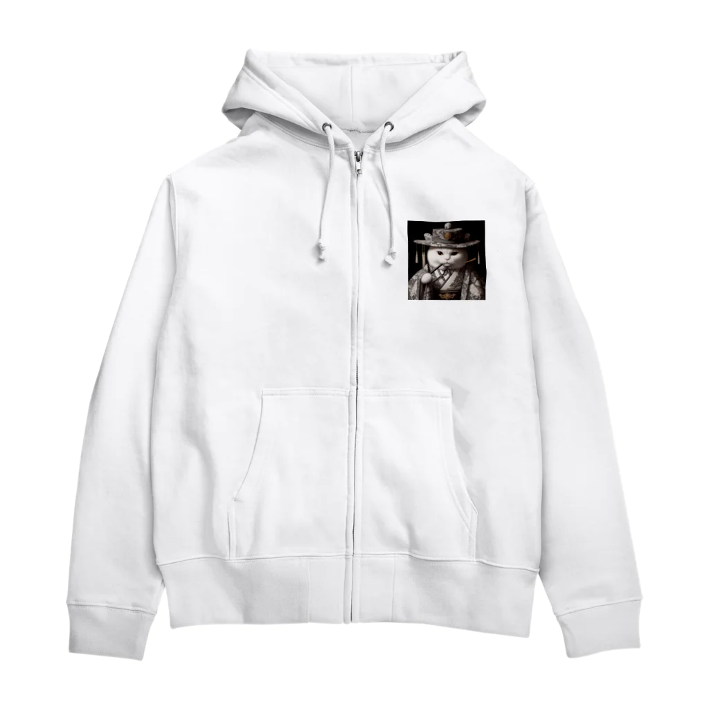 ArtVoyageの猫殿の風雅 Zip Hoodie