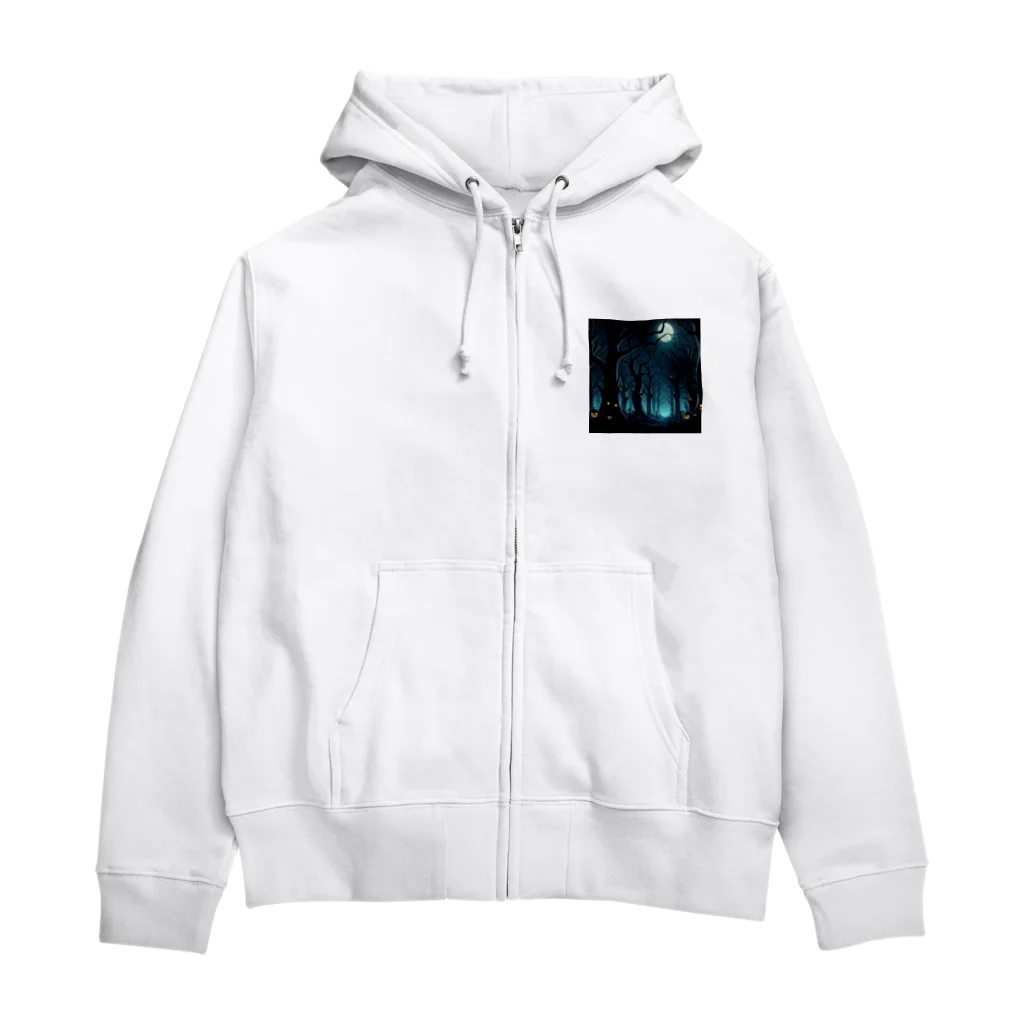 hanako_love_itemの可愛いホラー Zip Hoodie