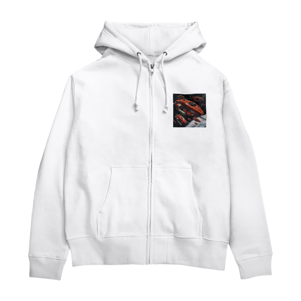 AQUAMETAVERSEの甲冑戦隊地球防衛軍　Tomoe bb 2712 Zip Hoodie