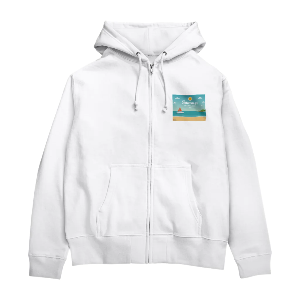 山田綾の夏！Summer！ Zip Hoodie