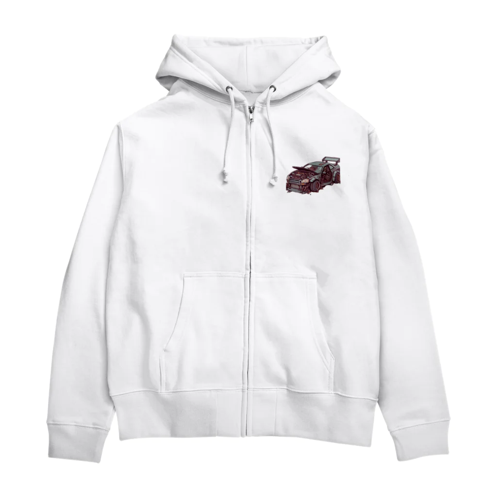 SaBATaNの車シリーズ3 Zip Hoodie