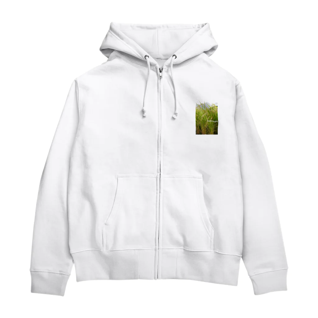 hana-jewelleryの刈り入れまでもうすぐ Zip Hoodie