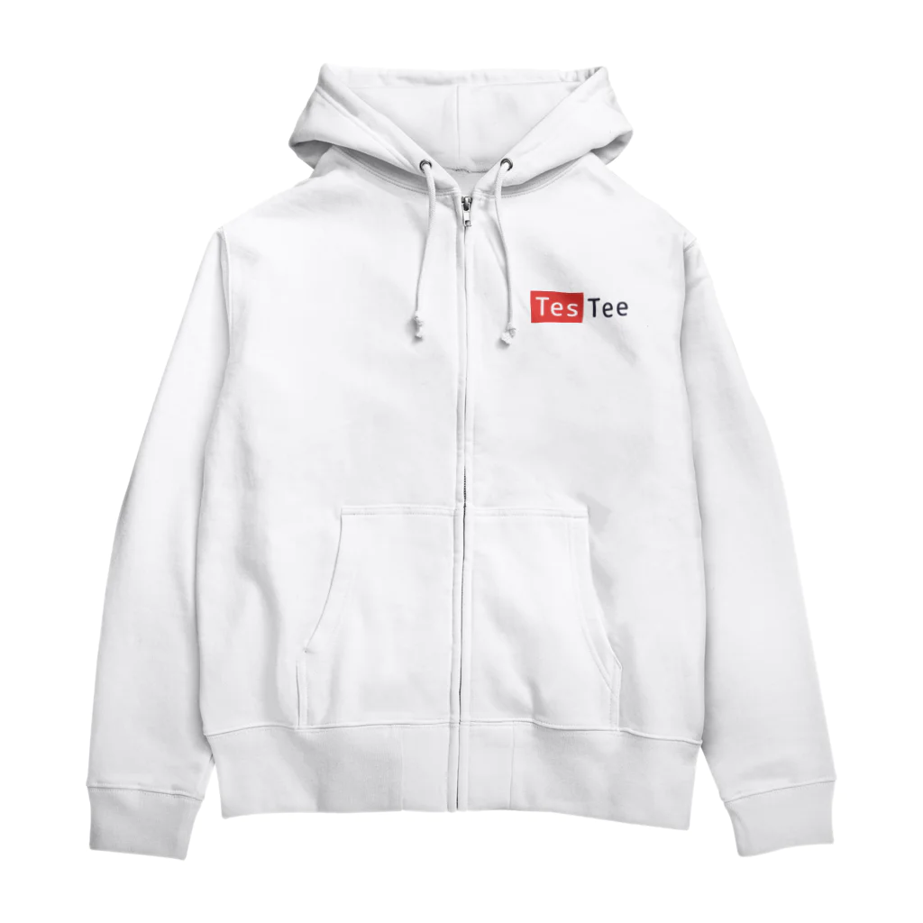 TesTee-StoreのTesTeeロゴ Zip Hoodie