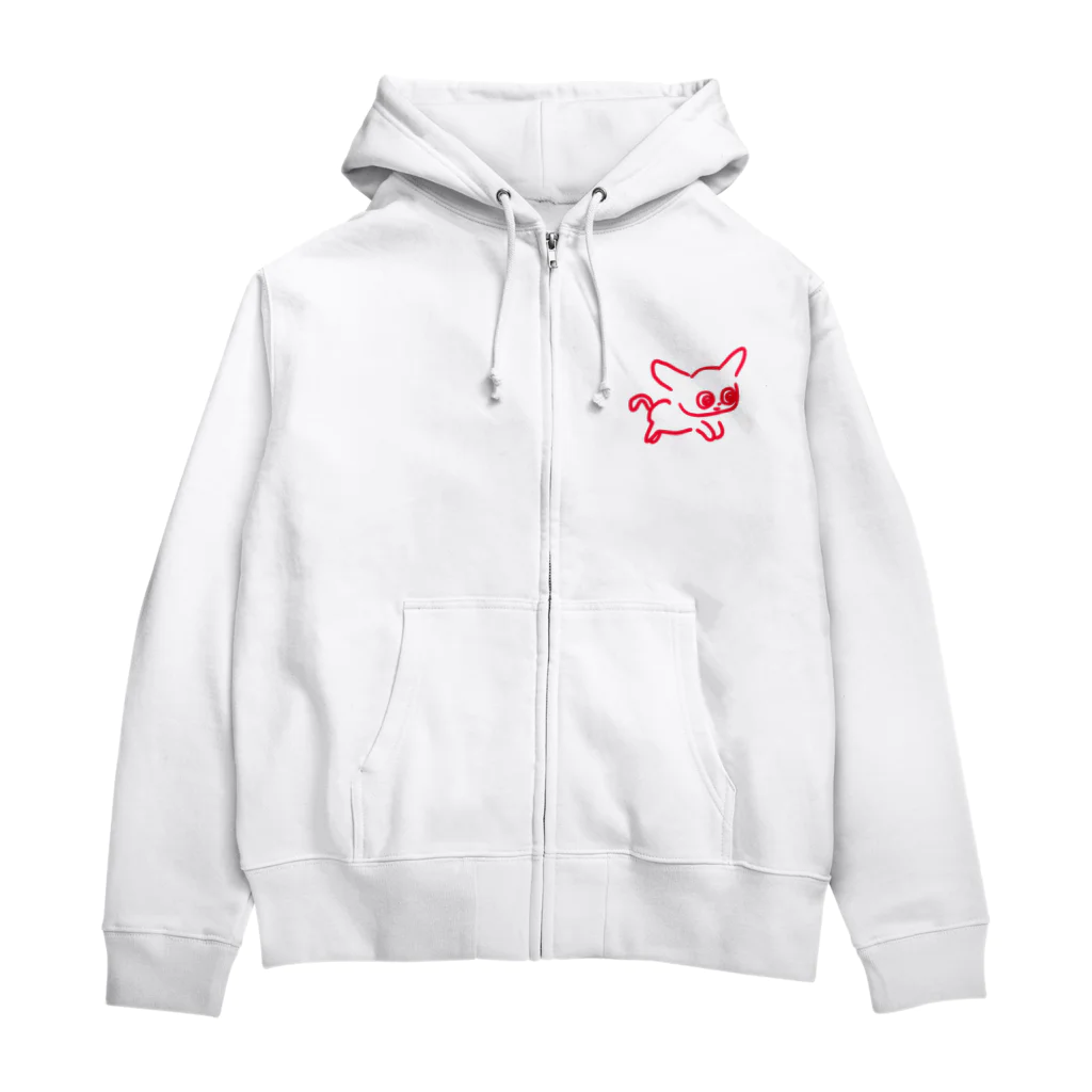 モニョチタポミチのパーカー軍団+チワワ Zip Hoodie