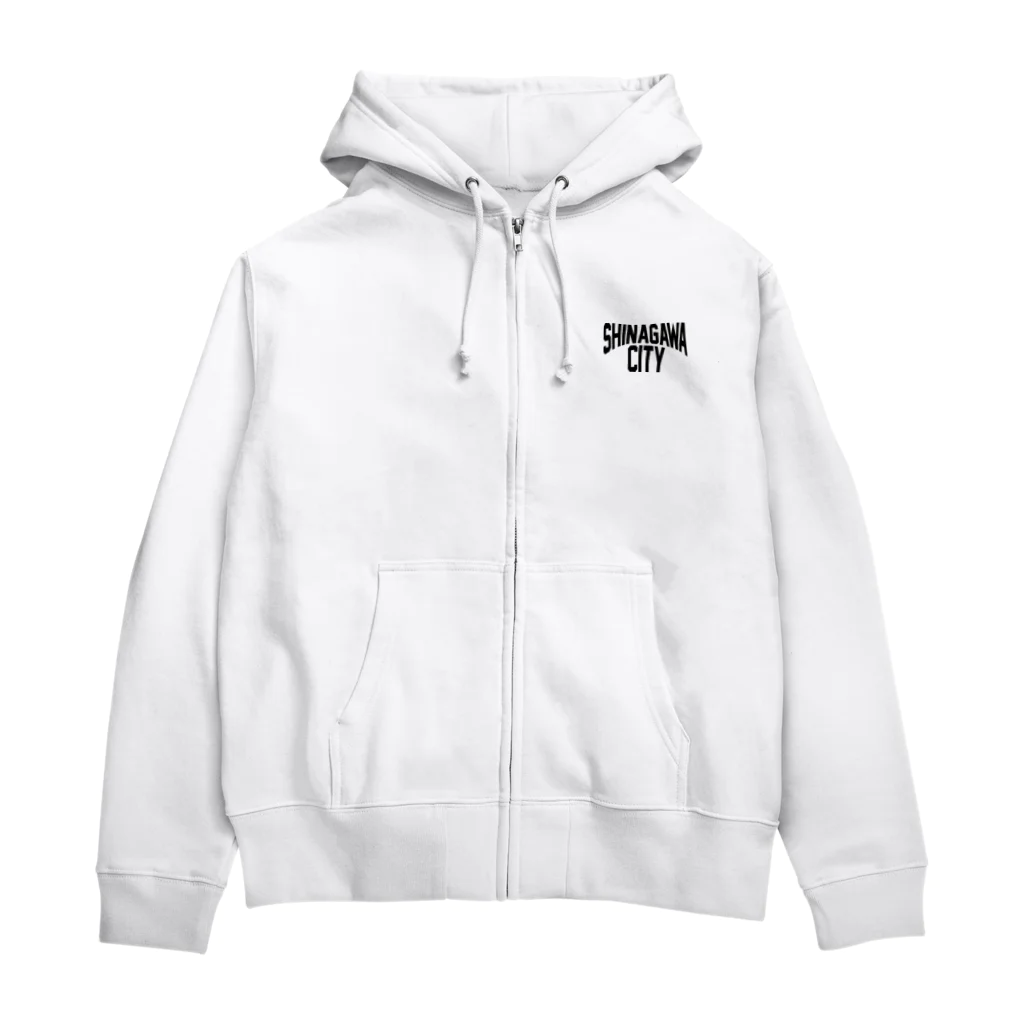 JAMMIN DESIGNのSHINAGAWA CITY(BK) Zip Hoodie